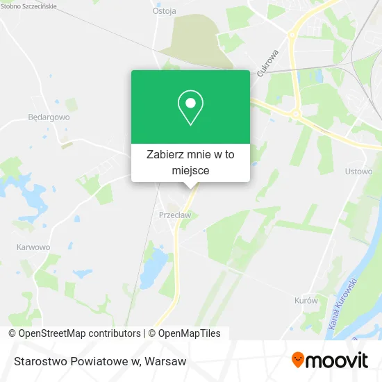 Mapa Starostwo Powiatowe w