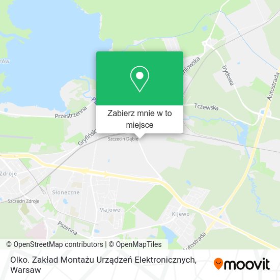 Mapa Olko. Zakład Montażu Urządzeń Elektronicznych