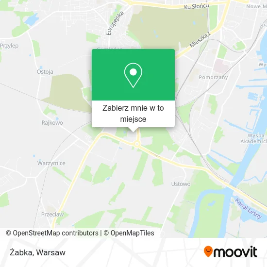 Mapa Żabka