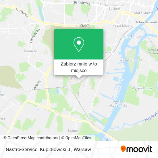 Mapa Gastro-Service. Kupidłowski J.