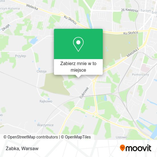 Mapa Żabka