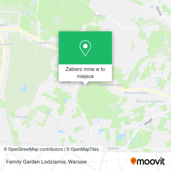 Mapa Family Garden Lodziarnia