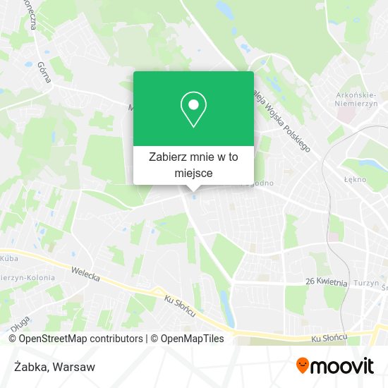 Mapa Żabka