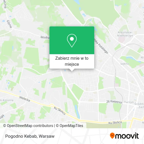 Mapa Pogodno Kebab