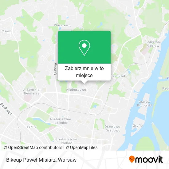 Mapa Bikeup Paweł Misiarz