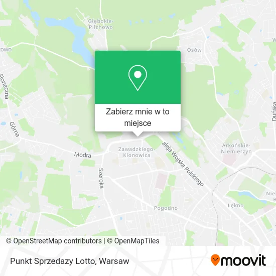 Mapa Punkt Sprzedazy Lotto