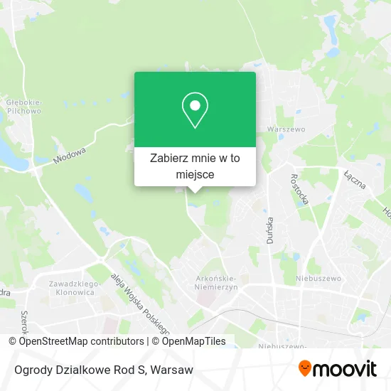 Mapa Ogrody Dzialkowe Rod S