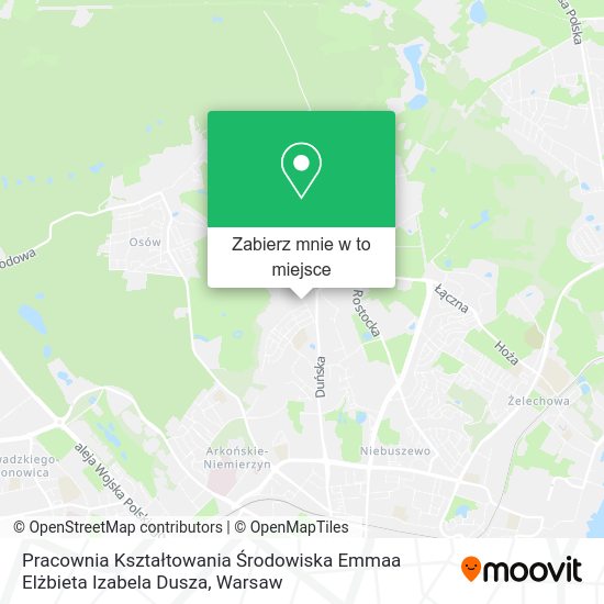 Mapa Pracownia Kształtowania Środowiska Emmaa Elżbieta Izabela Dusza