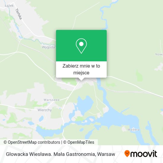 Mapa Głowacka Wiesława. Mała Gastronomia