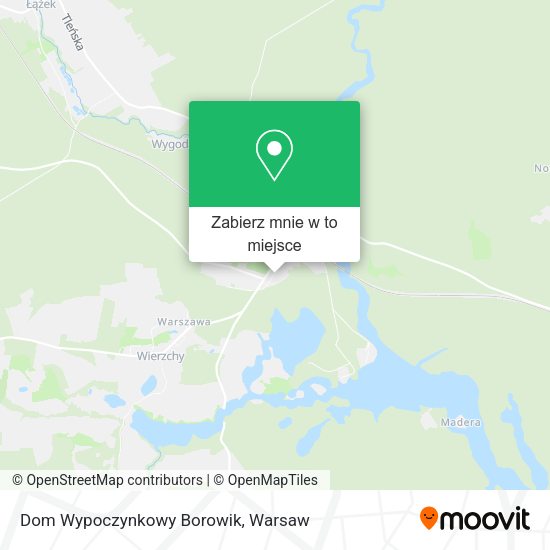 Mapa Dom Wypoczynkowy Borowik