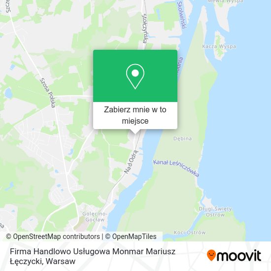 Mapa Firma Handlowo Usługowa Monmar Mariusz Łęczycki