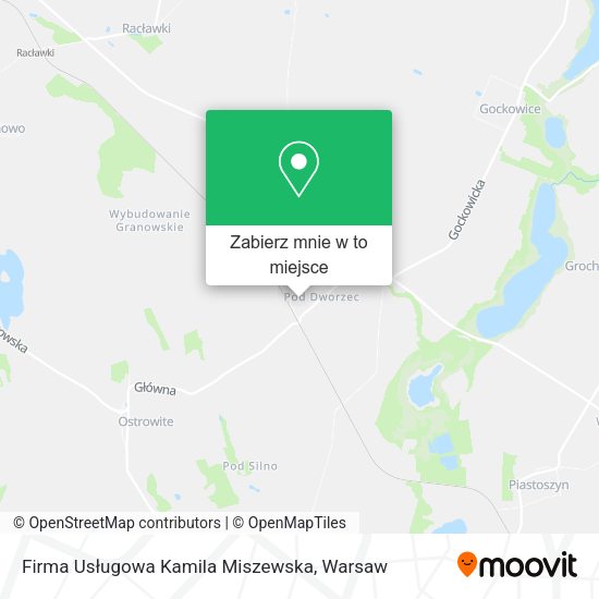 Mapa Firma Usługowa Kamila Miszewska