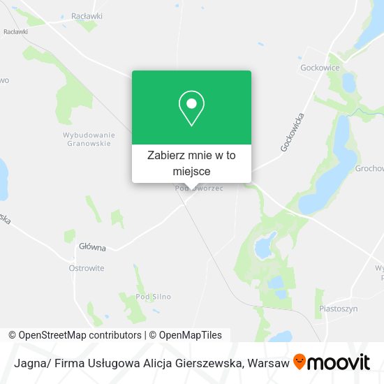 Mapa Jagna/ Firma Usługowa Alicja Gierszewska