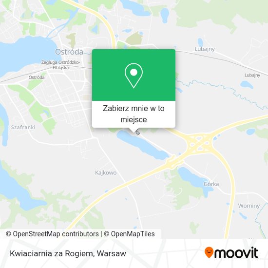 Mapa Kwiaciarnia za Rogiem