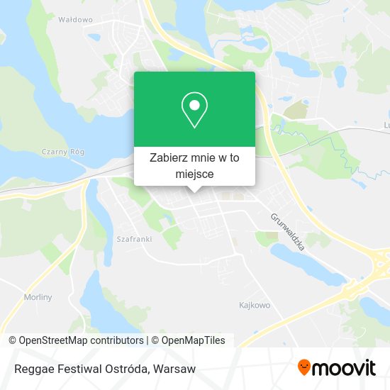 Mapa Reggae Festiwal Ostróda