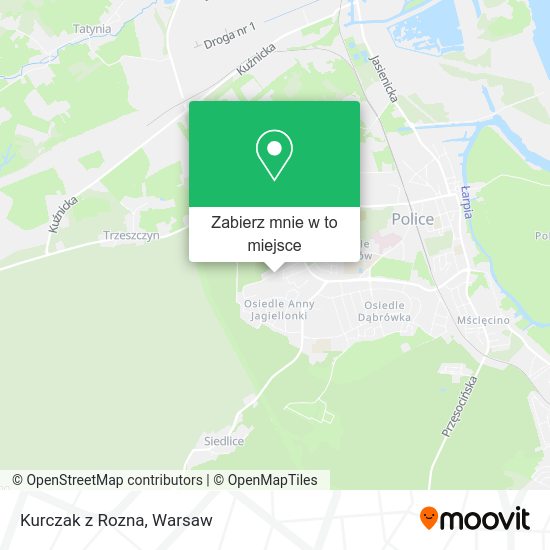 Mapa Kurczak z Rozna