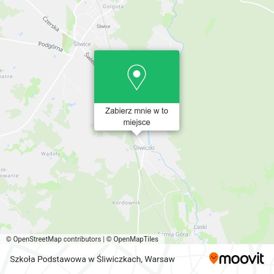 Mapa Szkoła Podstawowa w Śliwiczkach