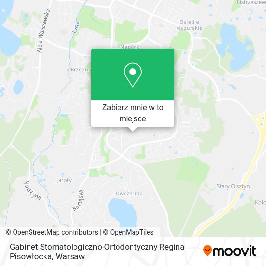 Mapa Gabinet Stomatologiczno-Ortodontyczny Regina Pisowłocka