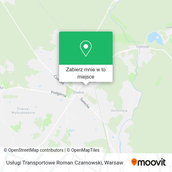 Mapa Usługi Transportowe Roman Czarnowski