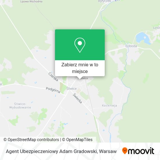 Mapa Agent Ubezpieczeniowy Adam Gradowski