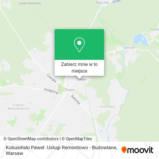 Mapa Kobusiński Paweł. Usługi Remontowo - Budowlane