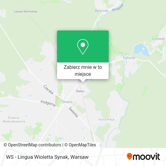 Mapa WS - Lingua Wioletta Synak