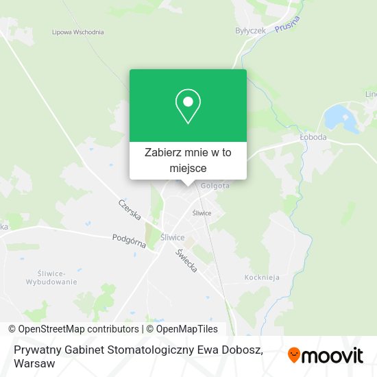 Mapa Prywatny Gabinet Stomatologiczny Ewa Dobosz