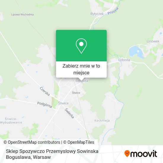 Mapa Sklep Spozywczo Przemyslowy Sowinska Boguslawa