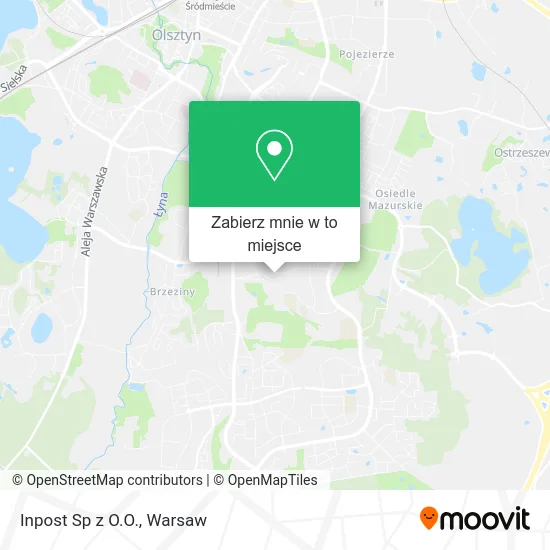 Mapa Inpost Sp z O.O.