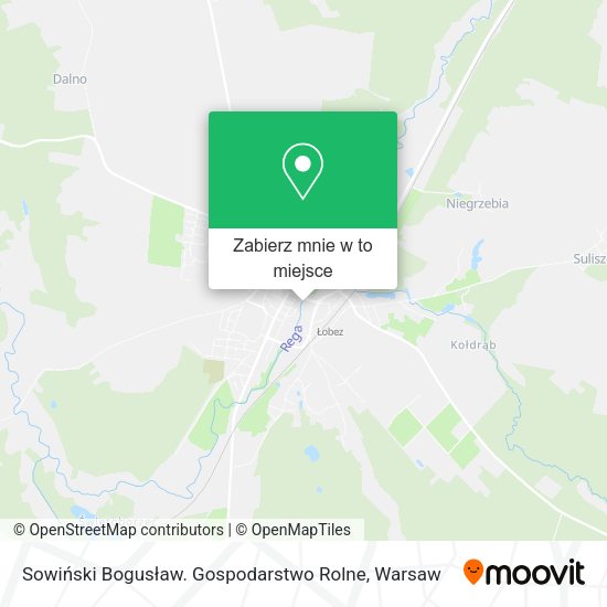 Mapa Sowiński Bogusław. Gospodarstwo Rolne