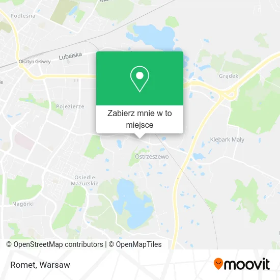 Mapa Romet