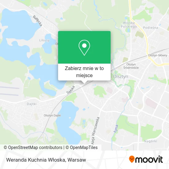 Mapa Weranda Kuchnia Włoska