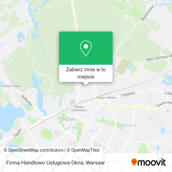 Mapa Firma Handlowo Usługowa Okna