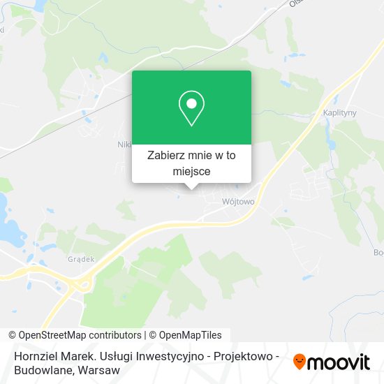 Mapa Hornziel Marek. Usługi Inwestycyjno - Projektowo - Budowlane