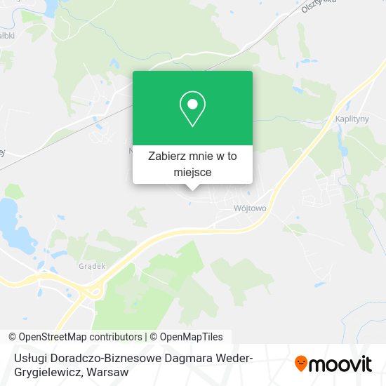 Mapa Usługi Doradczo-Biznesowe Dagmara Weder-Grygielewicz