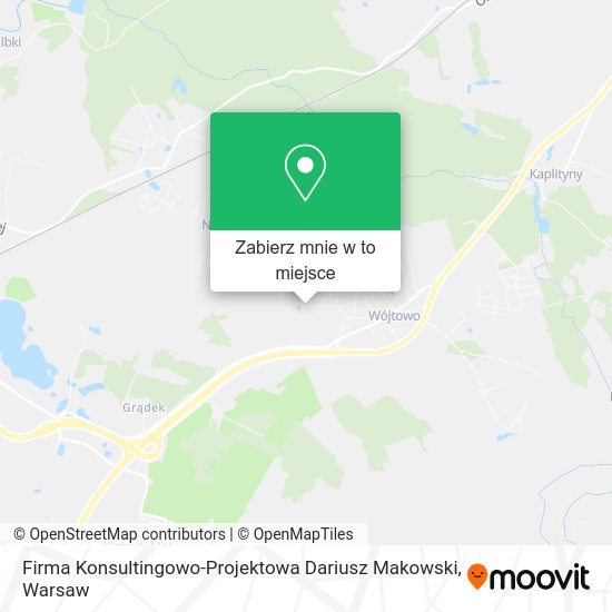 Mapa Firma Konsultingowo-Projektowa Dariusz Makowski