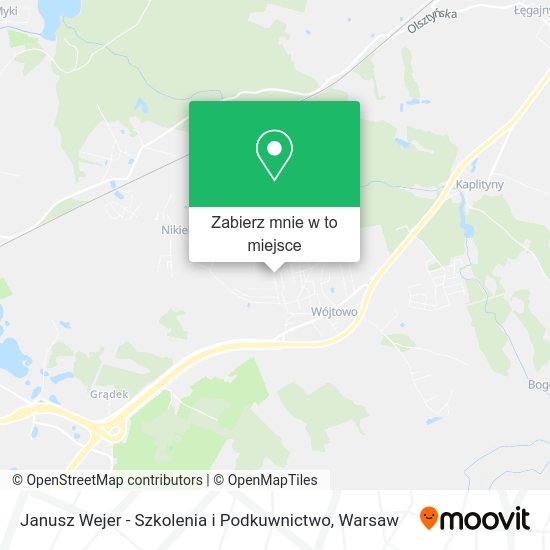 Mapa Janusz Wejer - Szkolenia i Podkuwnictwo