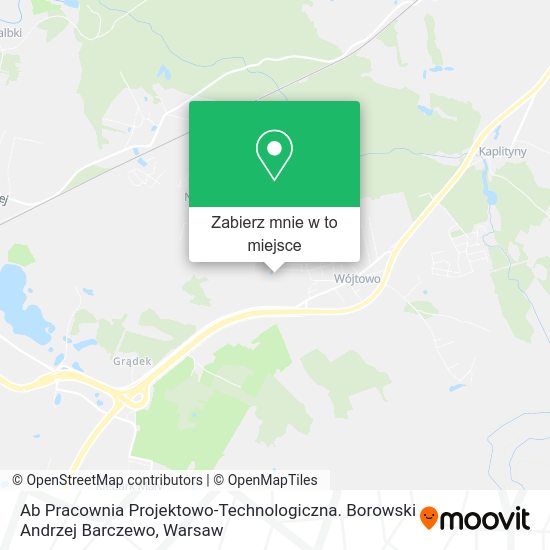 Mapa Ab Pracownia Projektowo-Technologiczna. Borowski Andrzej Barczewo