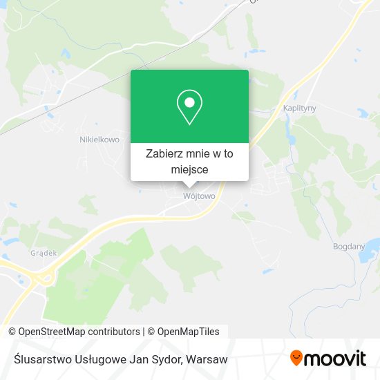 Mapa Ślusarstwo Usługowe Jan Sydor