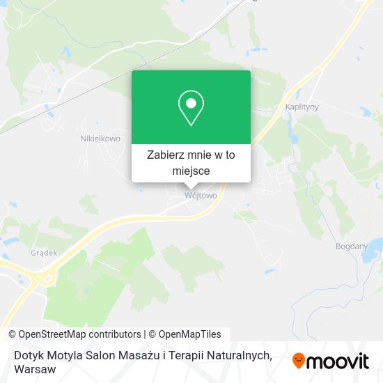 Mapa Dotyk Motyla Salon Masażu i Terapii Naturalnych