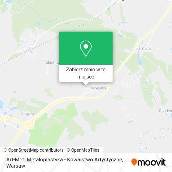 Mapa Art-Met. Metaloplastyka - Kowalstwo Artystyczne