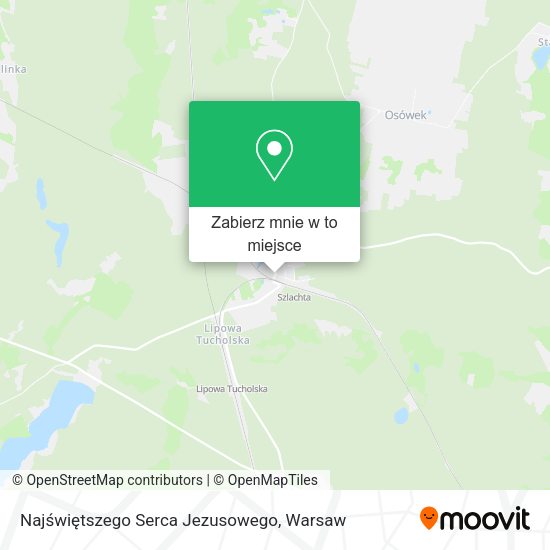 Mapa Najświętszego Serca Jezusowego