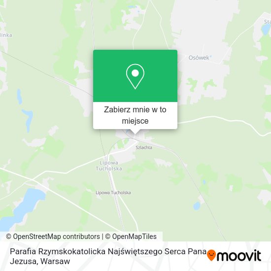 Mapa Parafia Rzymskokatolicka Najświętszego Serca Pana Jezusa