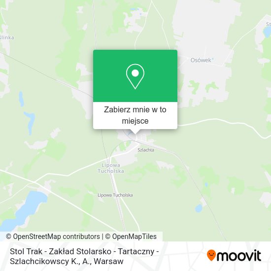 Mapa Stol Trak - Zakład Stolarsko - Tartaczny - Szlachcikowscy K., A.