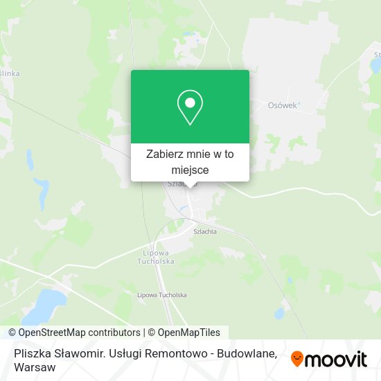 Mapa Pliszka Sławomir. Usługi Remontowo - Budowlane