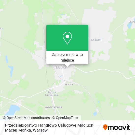 Mapa Przedsiębiorstwo Handlowo Usługowe Maciuch Maciej Mońka