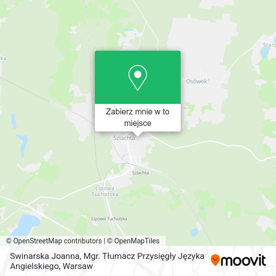 Mapa Swinarska Joanna, Mgr. Tłumacz Przysięgły Języka Angielskiego