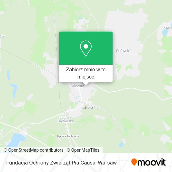 Mapa Fundacja Ochrony Zwierząt Pia Causa