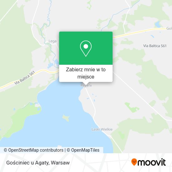 Mapa Gościniec u Agaty