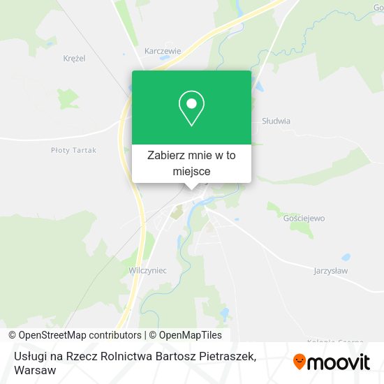 Mapa Usługi na Rzecz Rolnictwa Bartosz Pietraszek